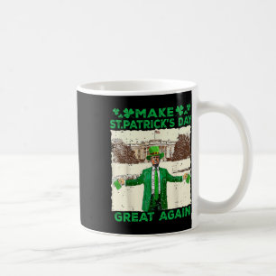 Taza De Café Haz el día de San Patricio grande de nuevo Hombre
