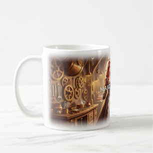 Taza De Café ⚙️ Haz Maravilla Taller Steampunk Mug