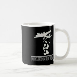 Taza De Café Haz música. No la guerra.