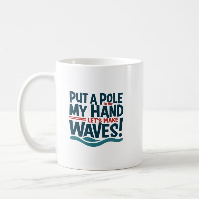 Taza De Café Haz olas con estilo (Izquierda)
