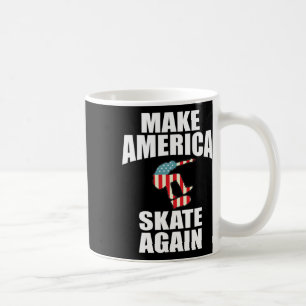 Taza De Café Haz que América patine de nuevo Amante del skatebo