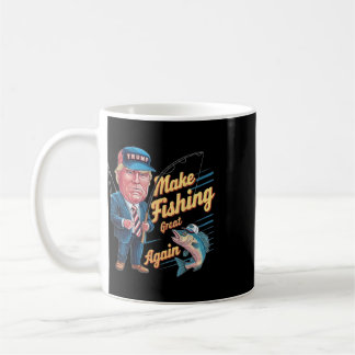 Taza De Café Haz Que La Pesca Sea Grande Otra Vez Trump Funny F