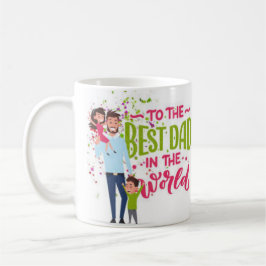 Taza De Café Haz que papá sonría Día del Padre único