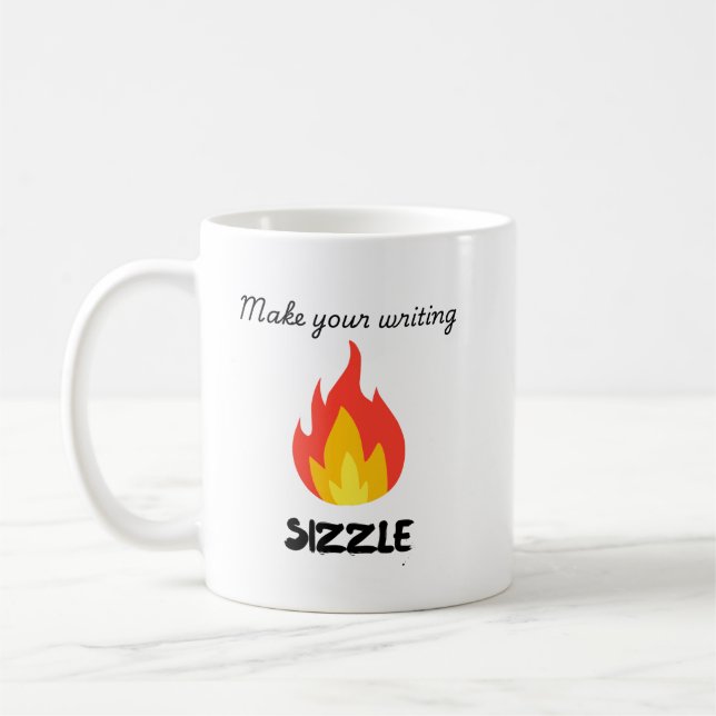 Taza De Café Haz tu aguijón de escritura (Izquierda)
