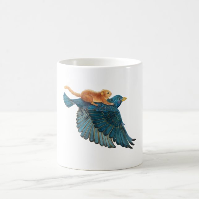 Taza De Café Hazel dormouse & Starling (Centro)