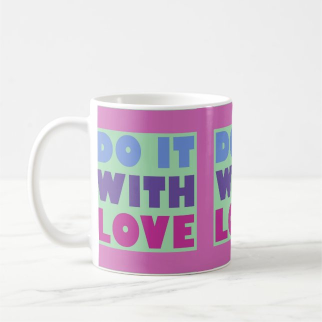 Taza De Café Hazlo con amor Wraparound Mug (Izquierda)