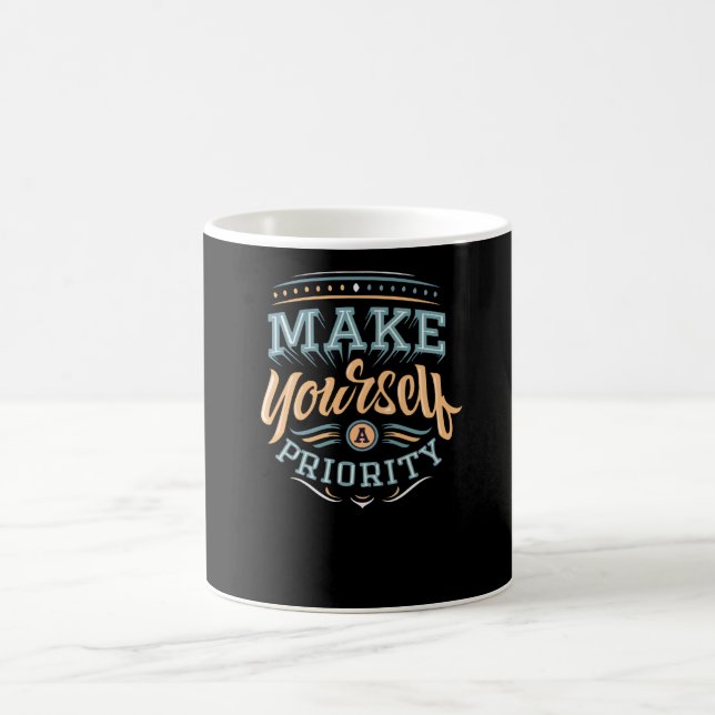 Taza De Café Hazte una Prioridad (Centro)
