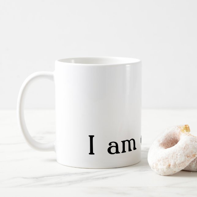 Taza De Café He elegido Café Mug (Con donut)