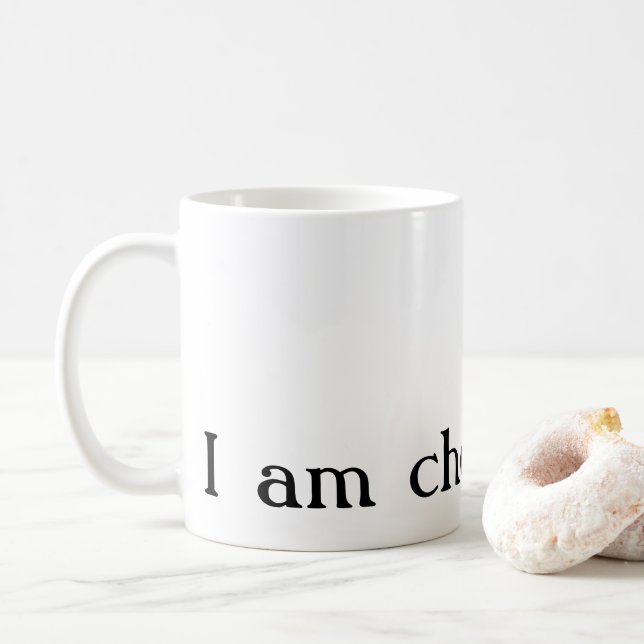 Taza De Café He elegido Café Mug (Con donut)