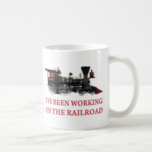 Taza De Café He estado trabajando en el ferrocarril