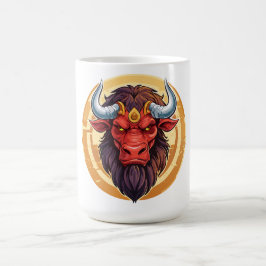 Taza De Café Head of a minotaur from greek mythology