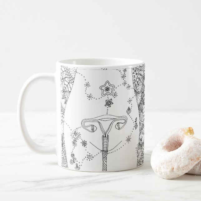 Taza De Café Healing of the uterus (Con donut)