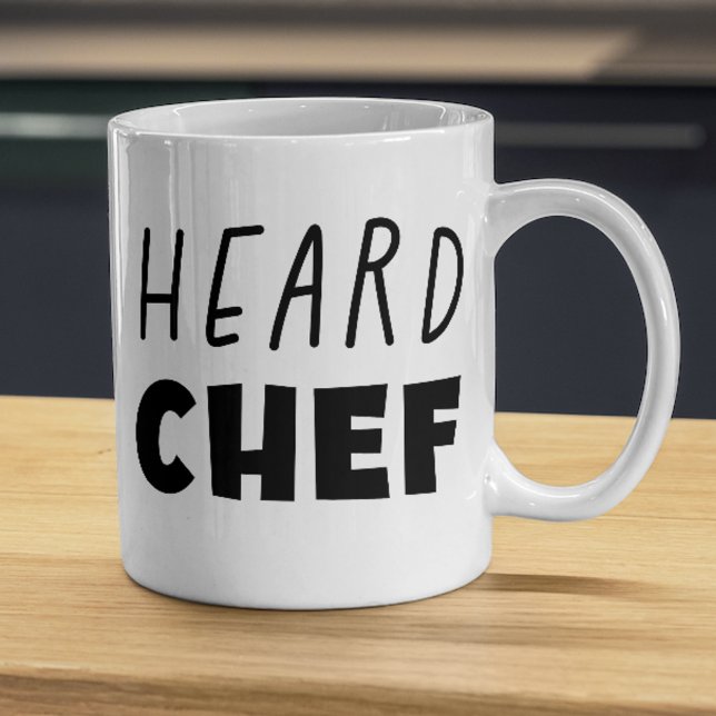 Taza De Café Heard Chef (heard chef, chef, needs acid, the bear, heard)