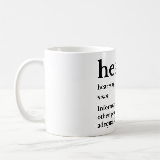 Taza De Café Hearsay Coffee Mug