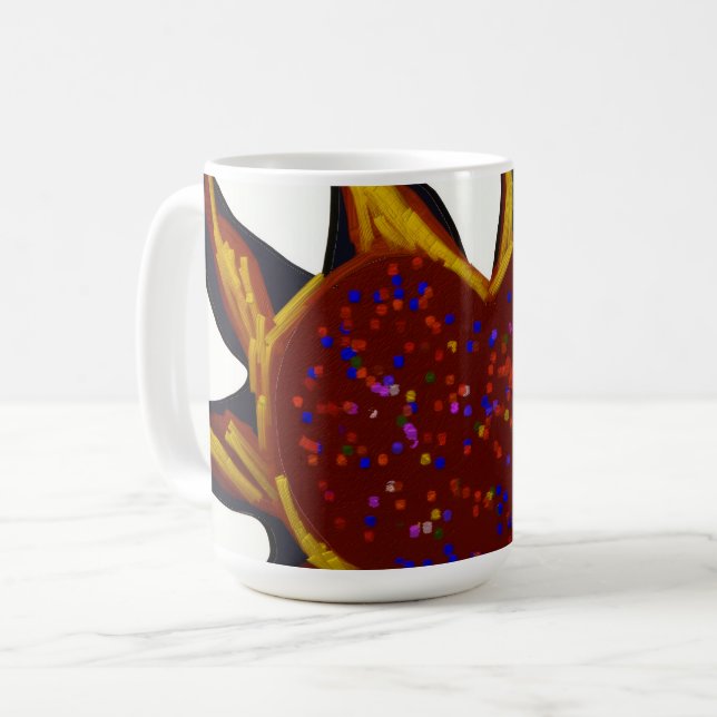 Taza De Café Heart Aflame Mug (Anverso izquierdo)