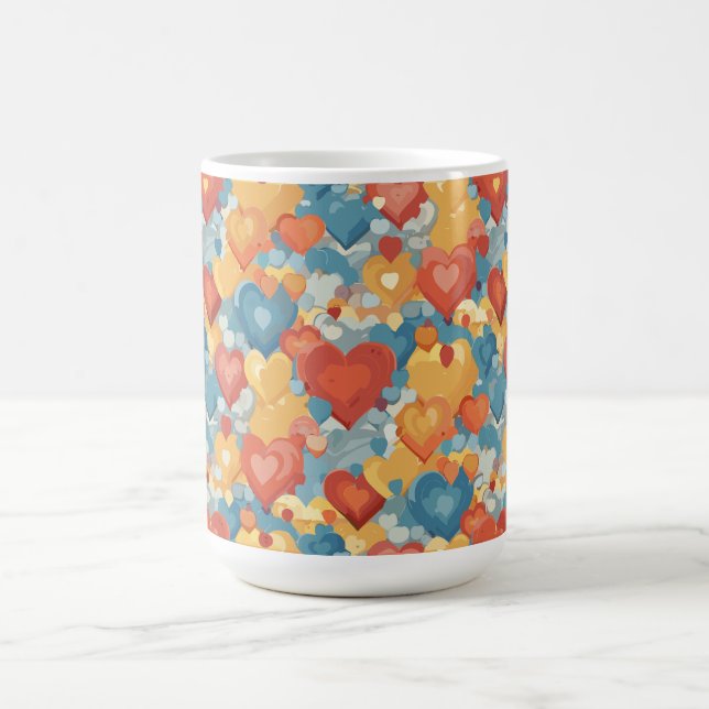 Taza De Café Heart autism (Centro)