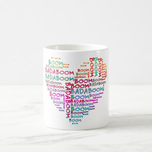 Taza De Café Heart Badaboom