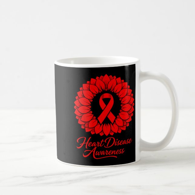 Taza De Café Heart Disease Awareness  (Derecha)