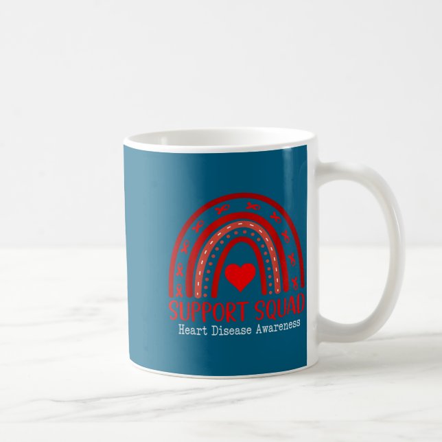 Taza De Café Heart Disease Awareness Month Open Heart Diseases  (Derecha)