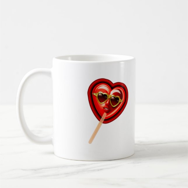Taza De Café Heart Lolly (Izquierda)
