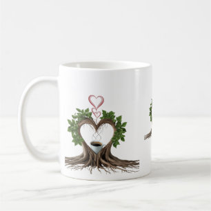 Taza de café Heart Minimalist Roots