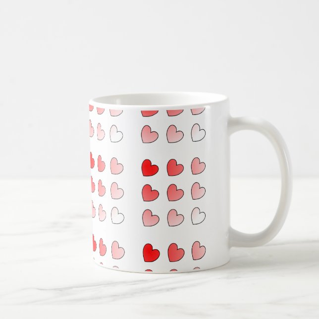 Taza De Café Heart Mug (Derecha)