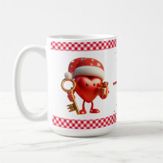Taza De Café Heart mug on t'aime coeur