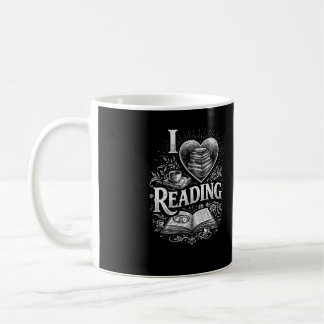 Taza De Café Heart of a Book Lover