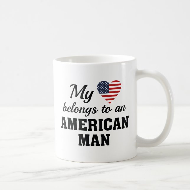 Taza De Café Heart Pertenece a Estados Unidos (Derecha)