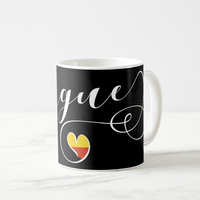 Taza De Café Heart Prague Mug, República Checa (Anverso derecho)