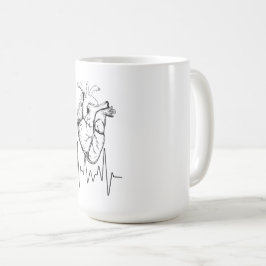 Taza De Café Heartbeat