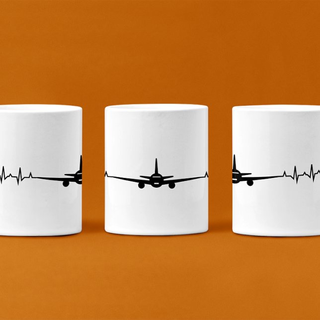Taza De Café Heartbit de avión (Subido por el creador)