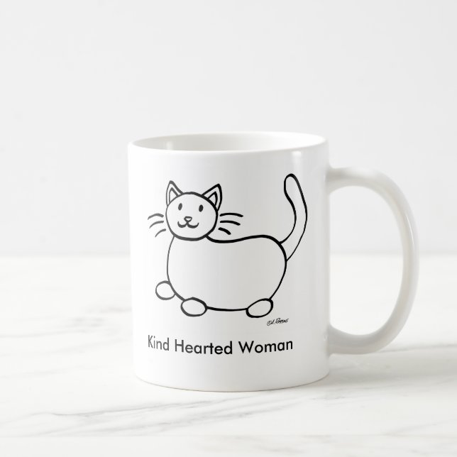 Taza de café Hearted buena de la mujer (Derecha)