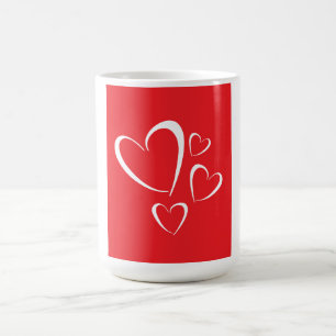 Taza De Café Hearts Coffee Mug