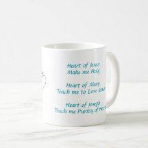 Hearts Rosary Coffee Mug
