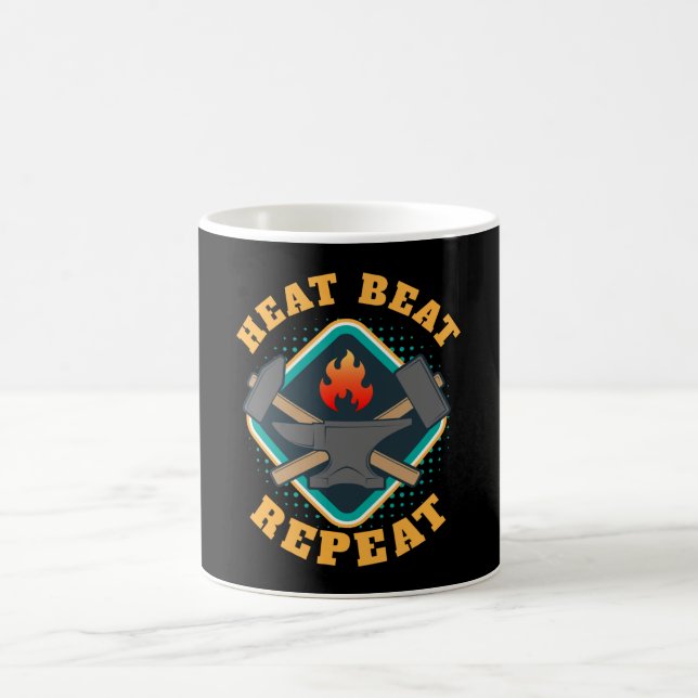 Taza De Café Heat Beat Repetir el herrero (Centro)