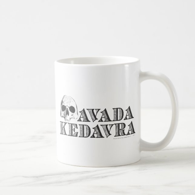 Taza De Café Hechizo de Harry Potter | Avada Kedavra (Derecha)