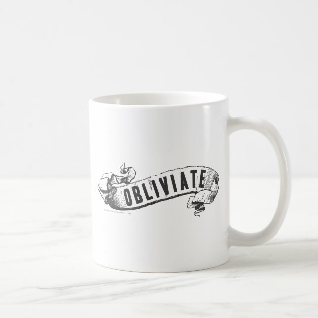 Taza De Café Hechizo de Harry Potter | Obliviate (Derecha)