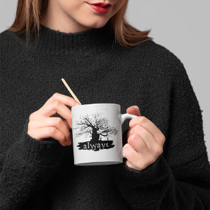 Taza De Café Hechizo de Harry Potter   Silueta de cita siempre