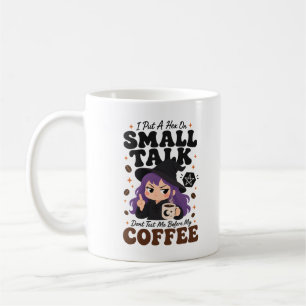 Taza De Café Hechizo en Charla Intrascendente No Me Pongan a Pr