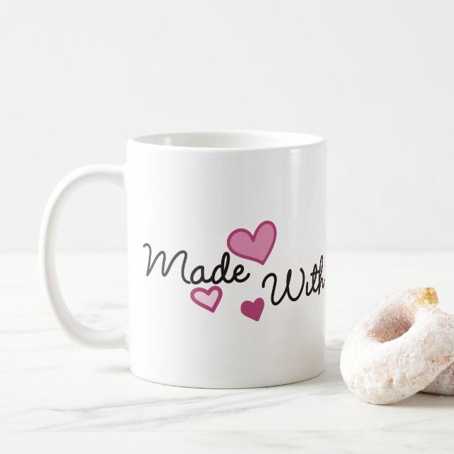 Taza De Café Hecho con Amor (Con donut)
