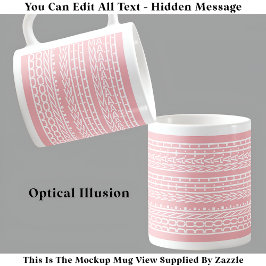 Taza De Café Hecho con el mensaje oculto de matemáticas 120WP e