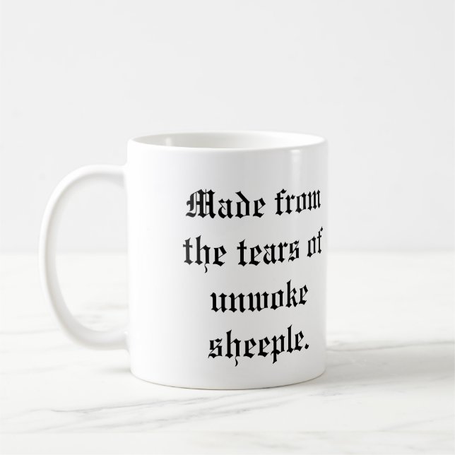 Taza De Café Hecho de las lágrimas de la piel sin despertar Cof (Izquierda)