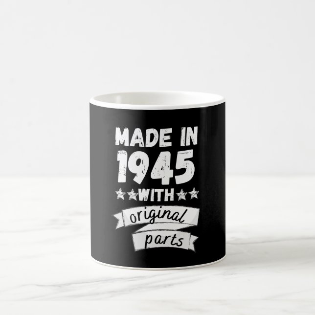Taza De Café hecho en 1945 con piezas originales, (Centro)