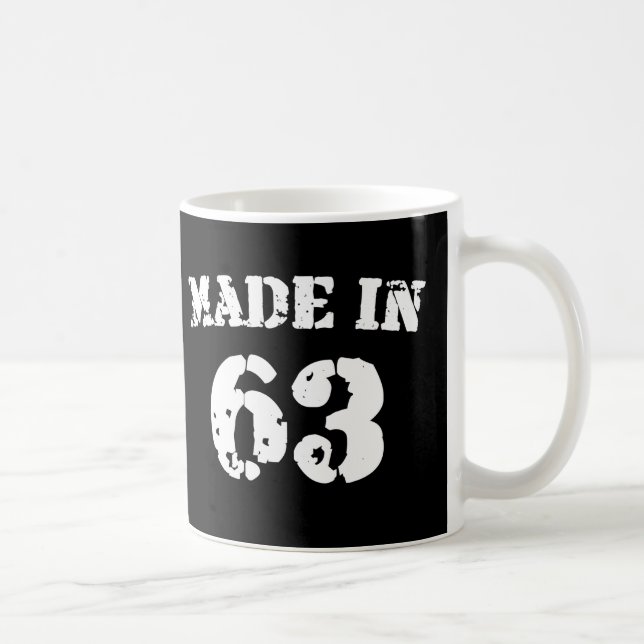 Taza De Café Hecho En 1963 (Derecha)