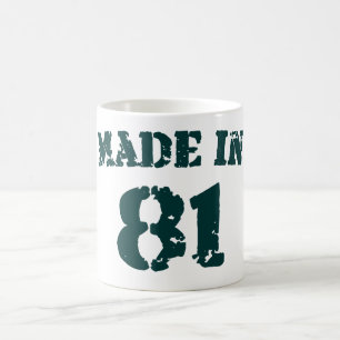 Taza De Café Hecho En 1981