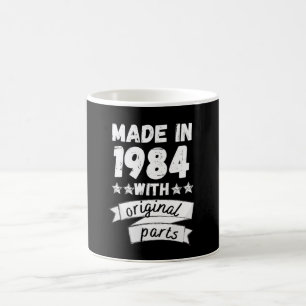 Taza De Café hecho en 1984 con piezas originales,