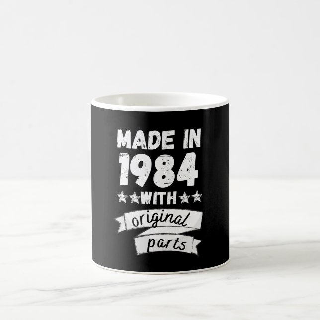 Taza De Café hecho en 1984 con piezas originales, (Centro)