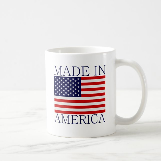 Taza De Café Hecho en América (Derecha)