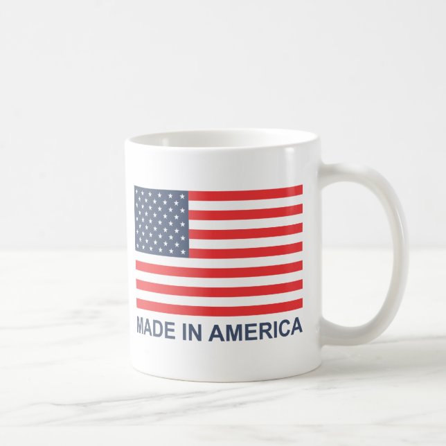 Taza De Café Hecho en América (Derecha)